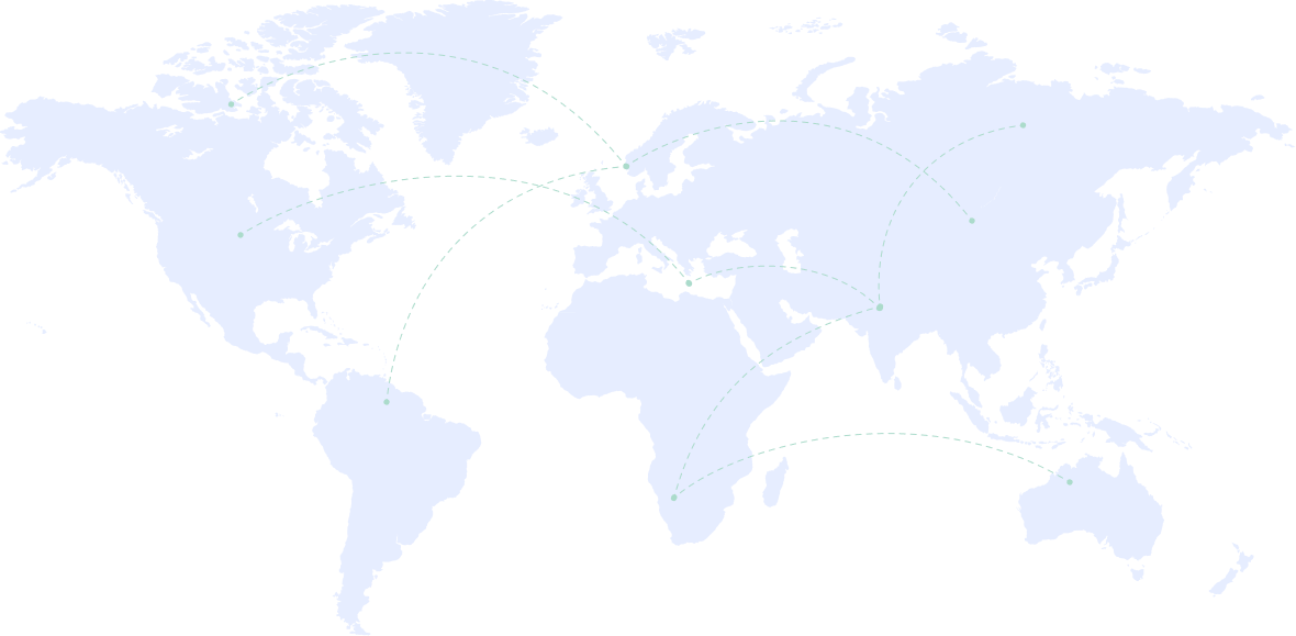 Global data center map